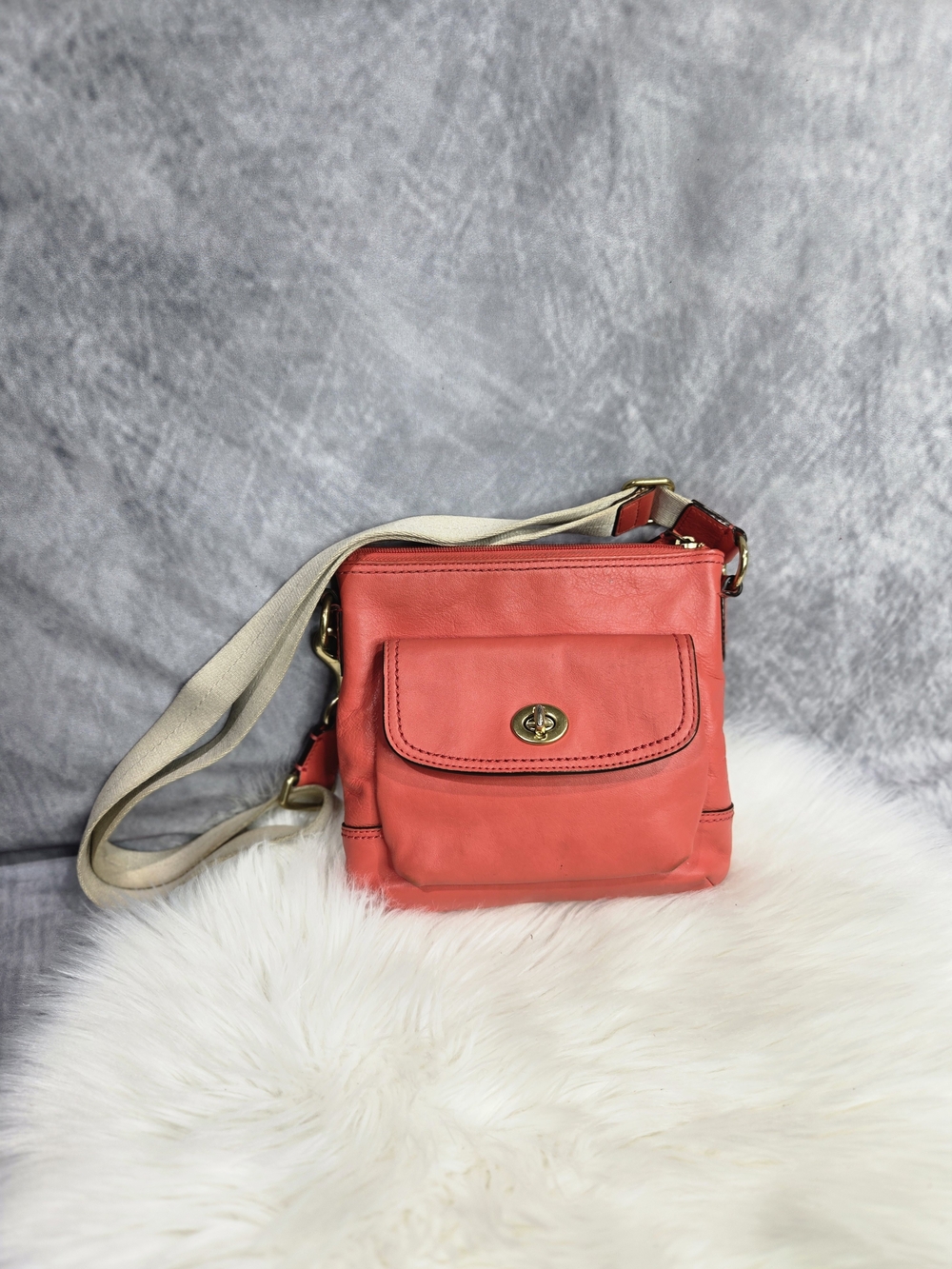 Coach Park Leather Swingpack Crossbody Bag